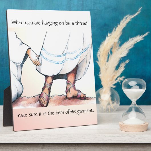 彼の衣服の額の縁 フォトプラーク (側面)