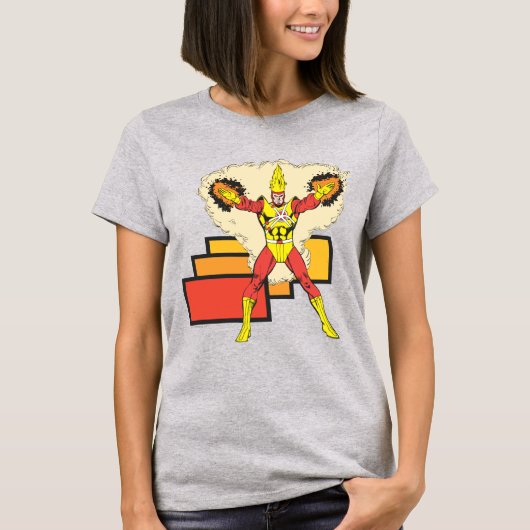 彼の要素の中の火炎 Tシャツ (正面)