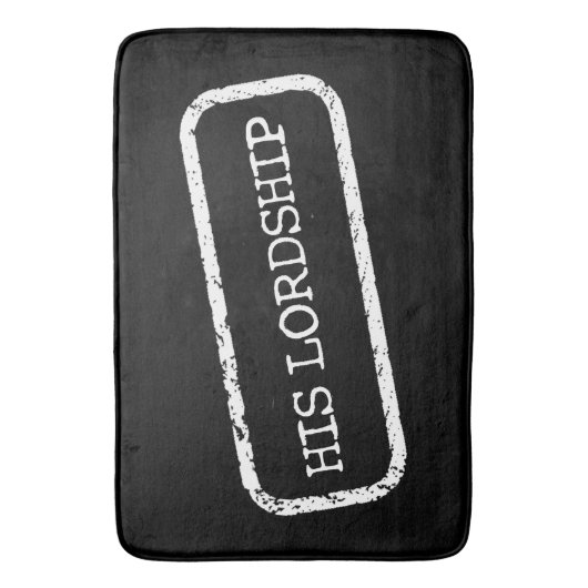 「彼の親父」 バスマット (正面縦)