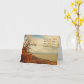 彼の言葉に私は私の希望を入れた – 聖なる書物、 経典&カー気にド カード (黄色い花)