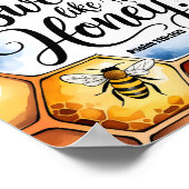 彼の言葉はハニークリスチャンのウォールアートのように甘い ポスター (角)