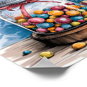 彼の言葉は甘いキリスト教の子供部屋ウォールアート ポスター (角)