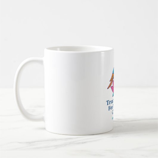 彼の計画を信頼Hummingbird & Lotus Mug コーヒーマグカップ (左)