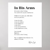 彼の詩のポスターウォールアートデコールで ポスター (正面)