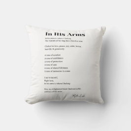 彼の詩の装飾は クッション
