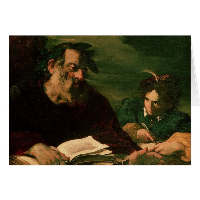 彼の詩を定めているホーマー (正面横)