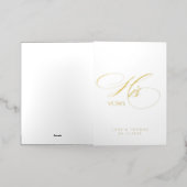 彼の誓い 箔グリーティングカード (外側レイダウン)