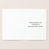 彼の誓い – 金ゴールドフォイルカード 箔カード (内部)