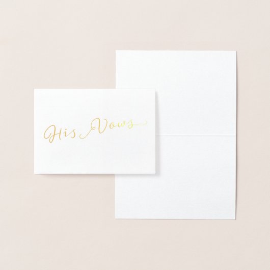 彼の誓約の婚礼の日の誓約カード 箔カード (ディスプレー)