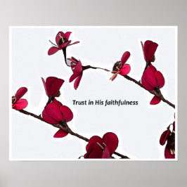 彼の誠実さ – 感動的 Wall Poster ポスター