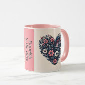 「彼の贈り物で栄える」コーヒーマグ マグカップ (正面右)