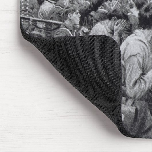 彼の軍隊は泣およびsobbingを壊しました マウスパッド (コーナー)