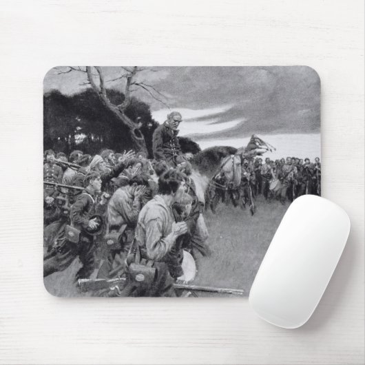 彼の軍隊は泣およびsobbingを壊しました マウスパッド (マウス)