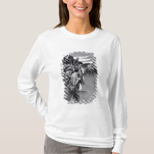 彼の軍隊は泣およびsobbingを壊しました tシャツ