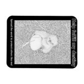 彼の運命の野生生物のラトの毒殺を達成す救る マグネット (横)