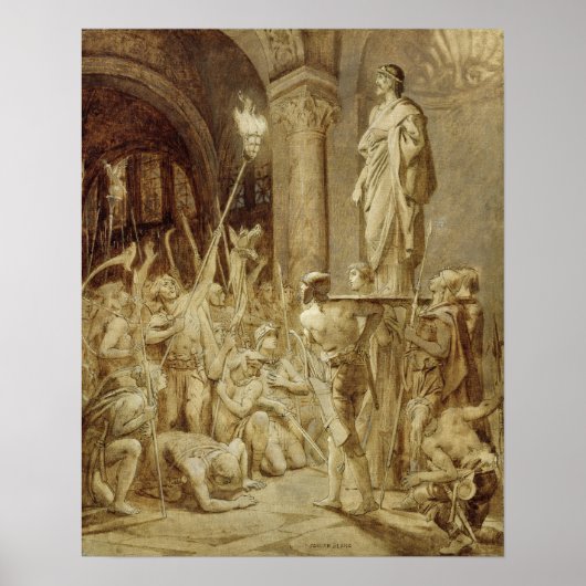 彼の運盾にクロービス ポスター (正面)