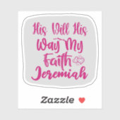 彼の遺言で私の信仰をキリスト教へ シール (シート)