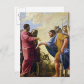 彼の鋤に戻るチンパンタス ポストカード (正面/裏面)