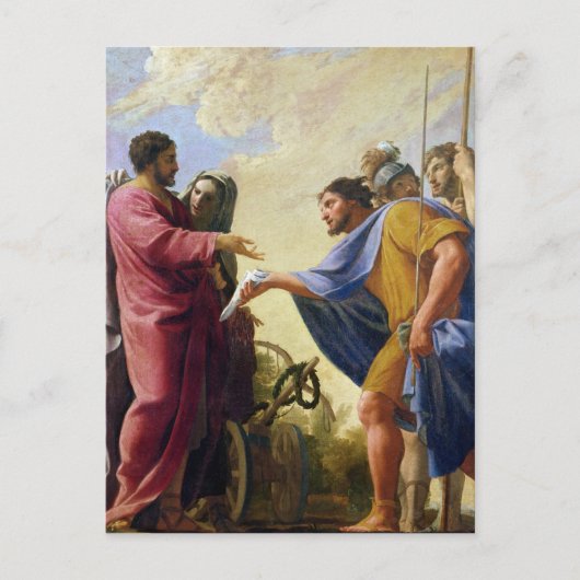 彼の鋤に戻るチンパンタス ポストカード (正面)