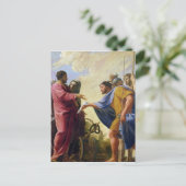 彼の鋤に戻るチンパンタス ポストカード (スタンド正面)