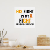 彼の闘病性白血病認識度 ポスター (キッチン)