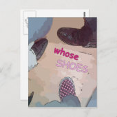 彼の靴 ポストカード (正面/裏面)