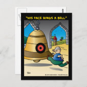 「彼の顔リングや輪は鐘だ」 ポストカード (正面/裏面)