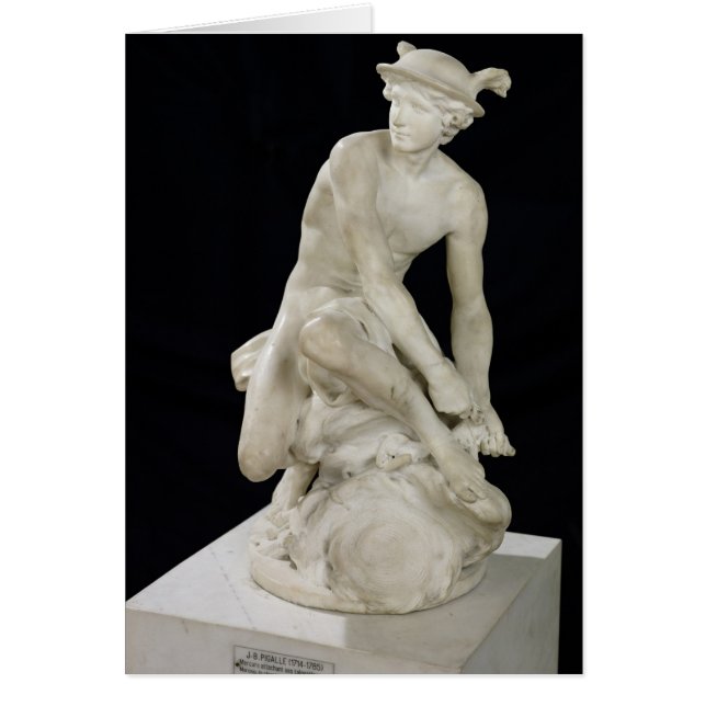 彼の飛んだサンダル1744年を付ける水星 (正面)