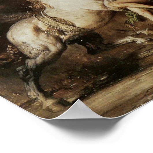 彼の馬で食い尽くしたディオメーデース ポスター (角)