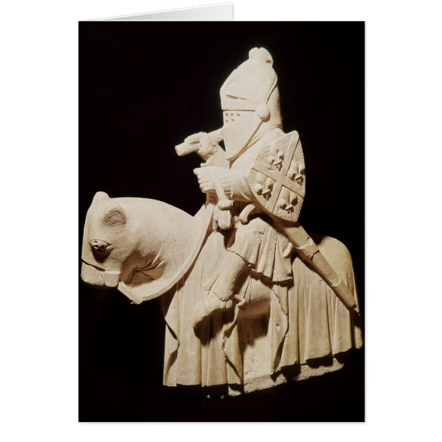 彼の馬の装甲の騎士 (正面)