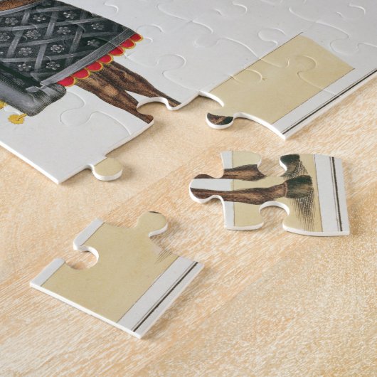 彼の馬の装甲、「Histoからのプレートでナイト爵に叙して下さい ジグソーパズル (側面)