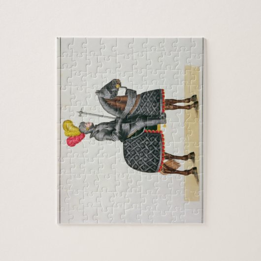 彼の馬の装甲、「Histoからのプレートでナイト爵に叙して下さい ジグソーパズル (縦)