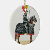 彼の馬の装甲、「Histoからのプレートでナイト爵に叙して下さい セラミックオーナメント (右)