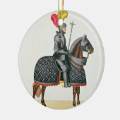 彼の馬の装甲、「Histoからのプレートでナイト爵に叙して下さい セラミックオーナメント (左)
