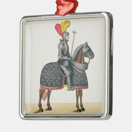 彼の馬の装甲、「Histoからのプレートでナイト爵に叙して下さい メタルオーナメント (左)
