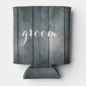 彼の黒いクーラーボックス結婚のためにグルーミング 缶クーラー (正面)