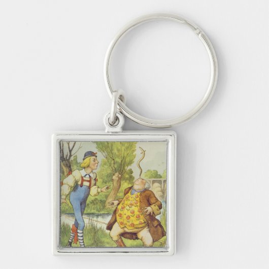 彼の鼻のウナギのバランスをとっているウィリアムの父となって下さい キーホルダー (正面)