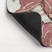 彼の2カラス、HuginおよびMuninのOdin、 マウスパッド (コーナー)