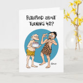 彼の42誕生日 カード (黄色い花)