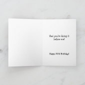彼の50番目の誕生日 カード (内部)