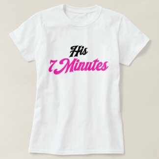 彼の7分間の可愛いペアの女性向けTシャツ Tシャツ