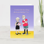 彼の70番目の誕生日 カード (正面)