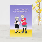 彼の70番目の誕生日 カード (黄色い花)