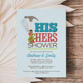 彼の＆彼女の便利な結婚式カップルシャワー招待状 招待状