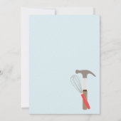 彼の＆彼女の便利な結婚式カップルシャワー招待状 招待状 (裏面)