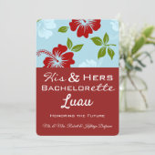 彼の & 彼女の バチェラー/バチェレッテのルアウ招待状 招待状 (スタンド正面)