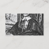 彼の「ChrからのウィリアムLilly (1602-81年)のポートレート、 名刺 (裏面)