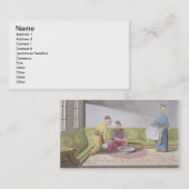 彼のAblutionsを行っているイスラム教は標準からの34をめっきします 名刺 (正面/裏面)