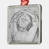 彼のchainmailをはずしている兵士 メタルオーナメント (左)