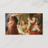 彼のDの王のLycomedes裁判所のアキレス 名刺 (裏面)